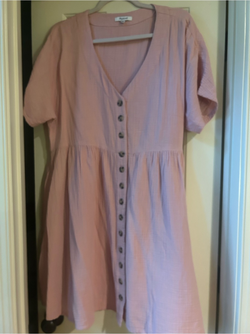 Madewell Dusky Pink Dress L/XL